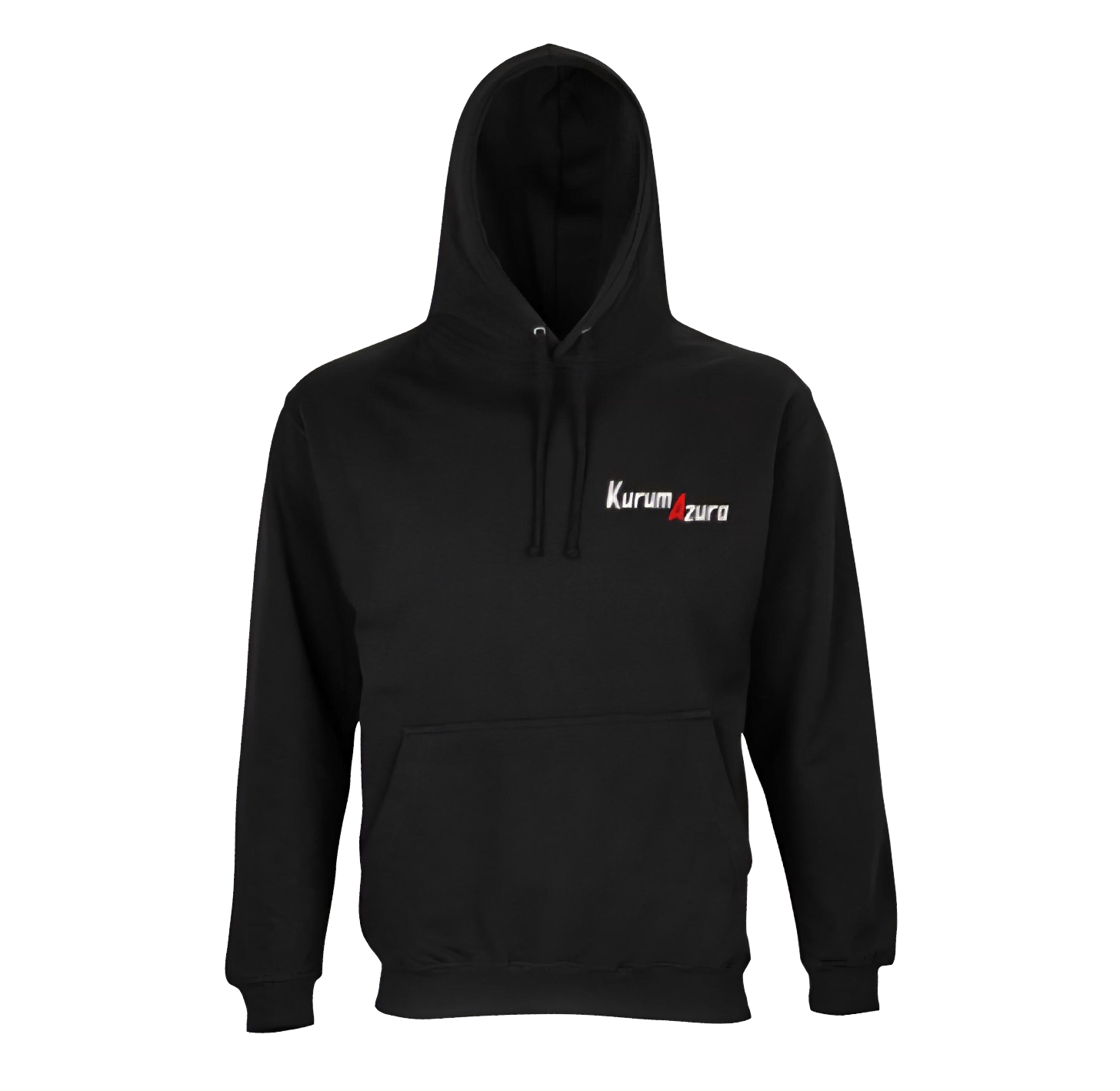 Sweat à Capuche Noir KurumAzura